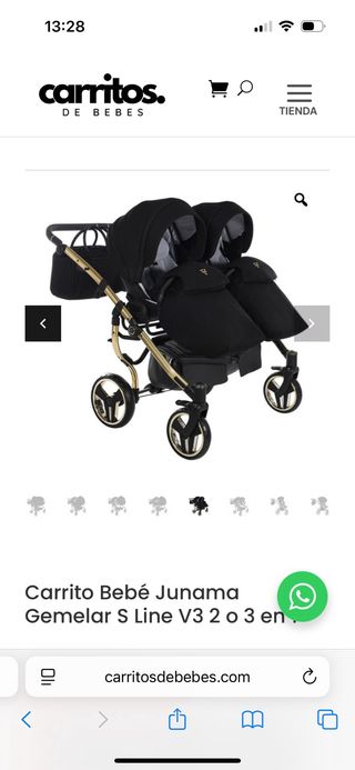 Carrito Gemelar Junama S Line