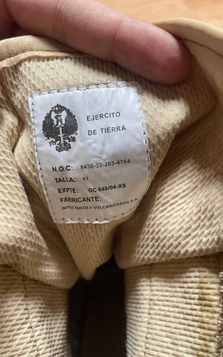 Botas militares talla 41