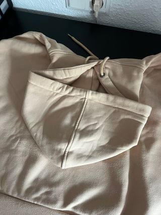 Sudadera beige con logo bordado KARL KANI ORIGINAL