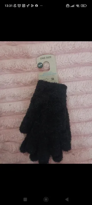 Guantes Primark Talla Única Negros