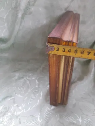 Antico quadro paesaggio