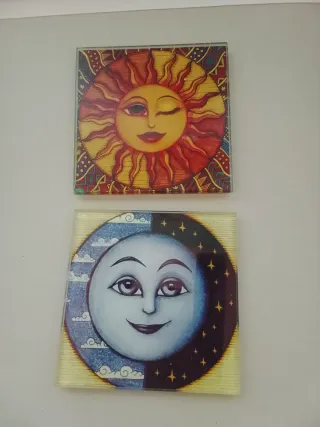 Porsa Vasos de Vidrio Multicolor Dos unidades