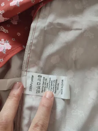 Vestido Shein floral marrón y rosa