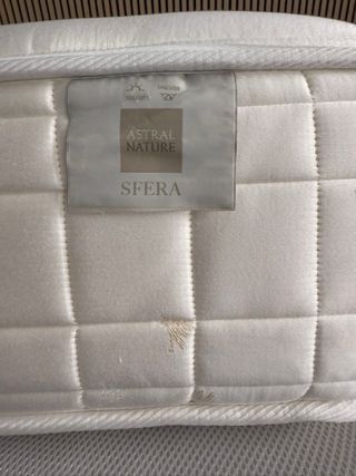 CANAPÉ Y COLCHON ASTRAL SFERA VISCO 180x190