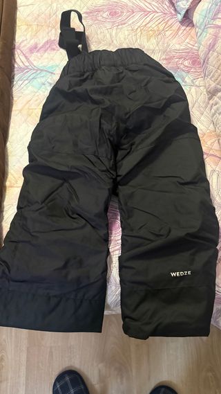 Pantalón de nieve niño Wedze negro
