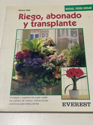 Libro Riego, abonado y transplante
