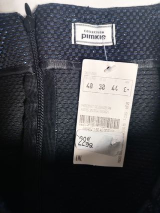 Falda PIMKIE azul brillante fiesta