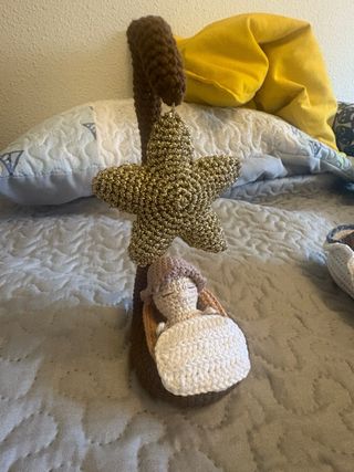 Nacimiento Portal de Belén Navidad Crochet