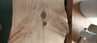 Mesa de centro madera maciza rústica