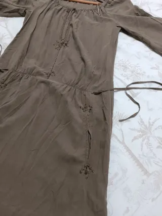 Vestido Massimo Dutti Marrón