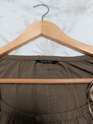 Vestido Massimo Dutti Marrón