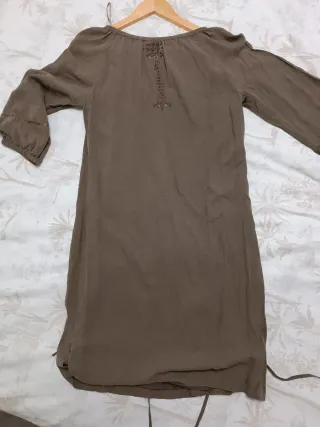 Vestido Massimo Dutti Marrón