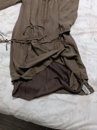 Vestido Massimo Dutti Marrón