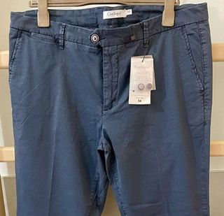 Pantaloni Conbipel Uomo Tg 54 Cotone Blu
