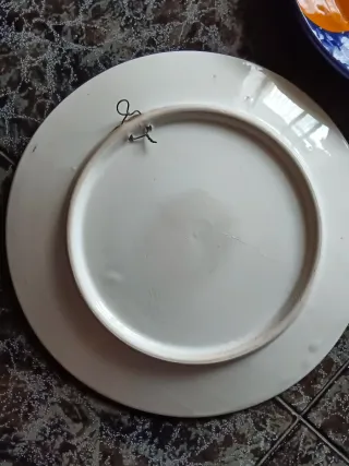 Piatti decorativi vintage anni 80