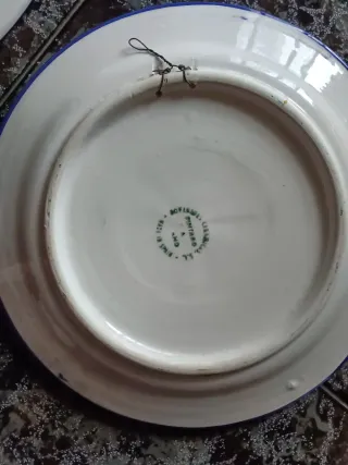 Piatti decorativi vintage anni 80