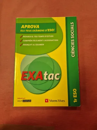 Lote 4 libros APROVA ELS TEUS EXÀMENS D'ESO