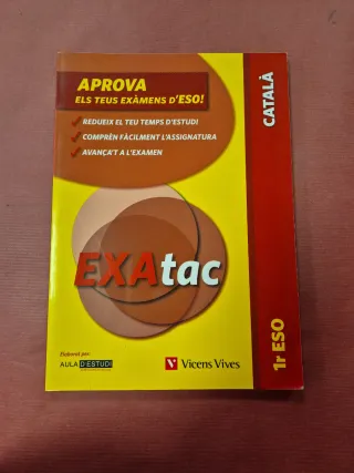 Lote 4 libros APROVA ELS TEUS EXÀMENS D'ESO