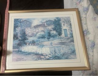 Cuadro decorativo dorado