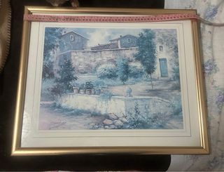 Cuadro decorativo dorado