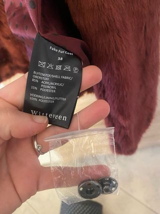 Cappotto in pelliccia ecologica Witteveen