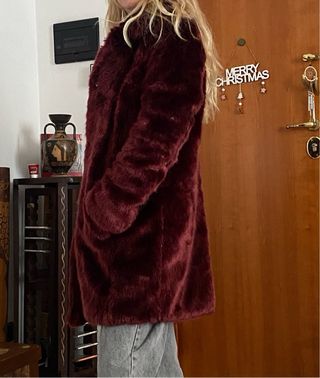 Cappotto in pelliccia ecologica Witteveen