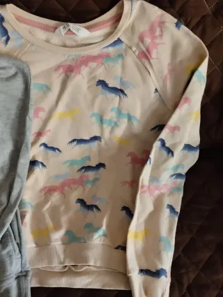 Felpe H&M cavalli multicolor e campanellino