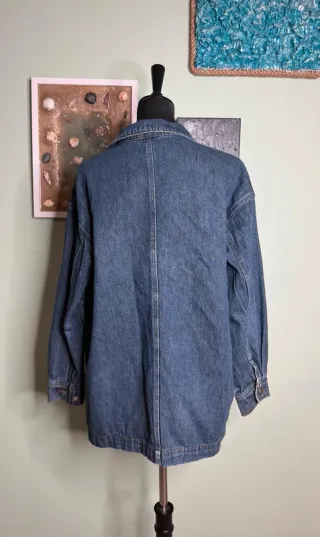 Giacca in denim L con tasche unisex
