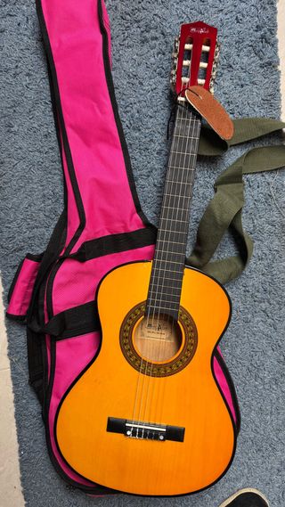 Guitarra Española Cadete + Funda y Colgador