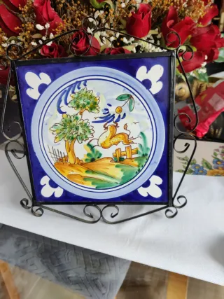 Azulejo Montería con Marco de Hierro
