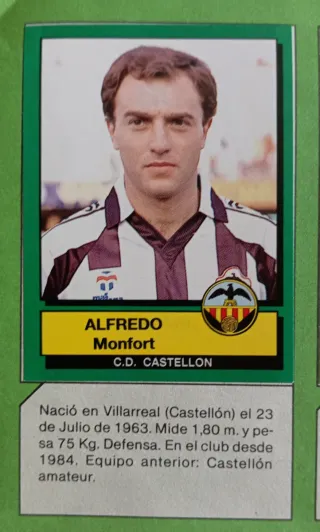 CD CASTELLÓN CROMOS RECORTADOS 1982-1990