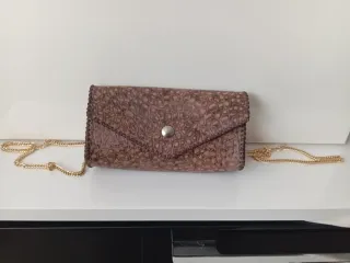 Bolso de fiesta mujer cadena dorado