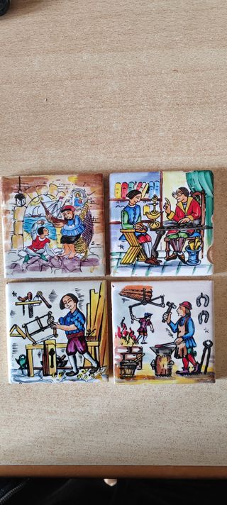 7 Azulejos Decorativos Artesanales