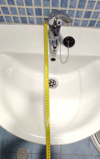 Lavabo Bellavista de porcelana con pedestal