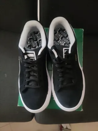 Zapatillas PUMA SUEDE MAYU Negras/Blancas