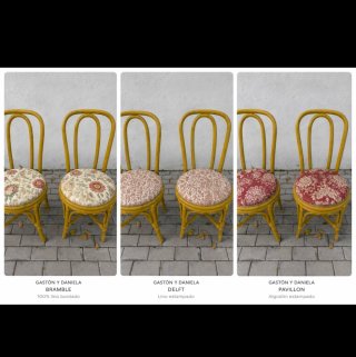 4 Sillas caña Thonet vintage