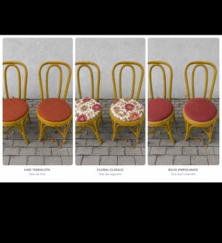 4 Sillas caña Thonet vintage
