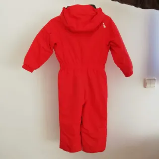 Mono de esquí rojo para niño/a.