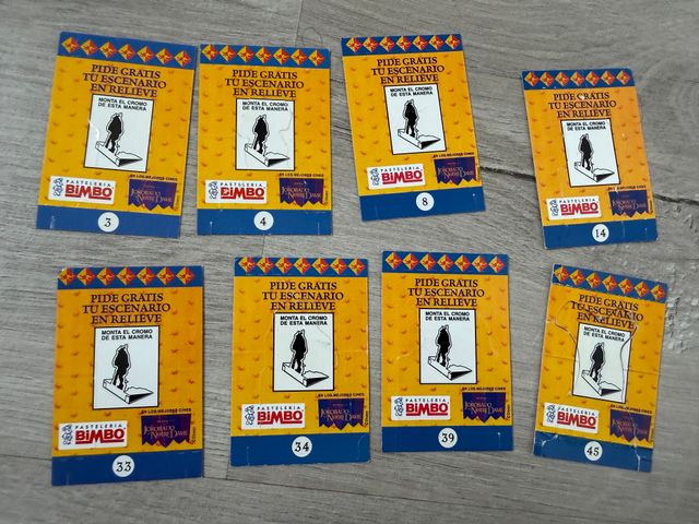 9 Cromos - Bimbo - El Jorobado de Notre Dame