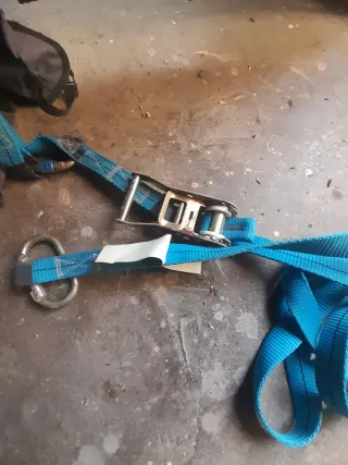 línea vida 20 metros con 2 mosquetones