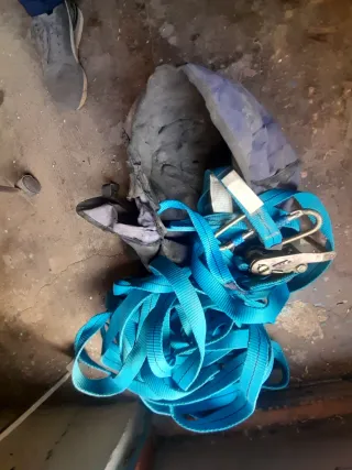 línea vida 20 metros con 2 mosquetones