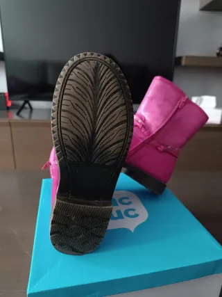 Botas Tuc Tuc rosas con estrellas