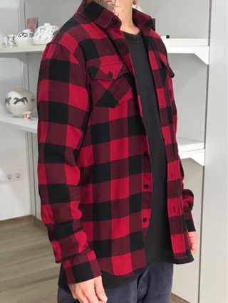 Camisa roja cuadros