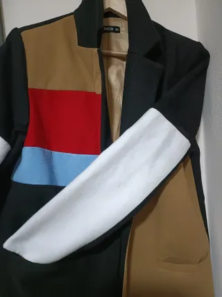 Abrigo multicolor de Shein