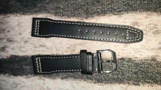 Cinturino IWC 21mm in pelle nera