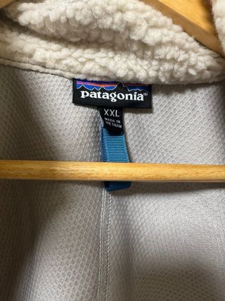 Giubbotto Polare Patagonia Beige e Blu