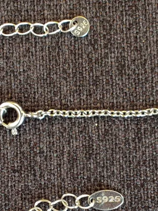Conjunto Plata Ley Roselin: Gargantilla y Pulsera.