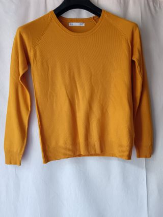 Jersey fino color mostaza