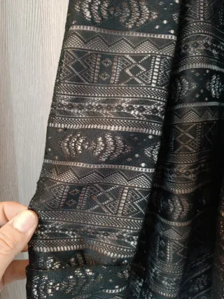 Blazer donna nero e oro