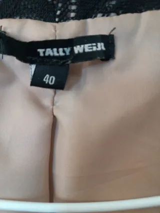 Blazer donna nero e oro